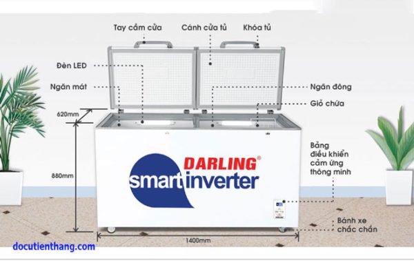Tủ đông Thông Minh Darling Inverter Dmf 4699wsi 450 Lít