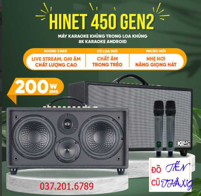 Loa Karaoke Xách Tay Acnos Thanh Ly