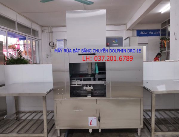 Máy Rửa Bát Băng Chuyền Dolphin Drc 1e Cu Gia Re