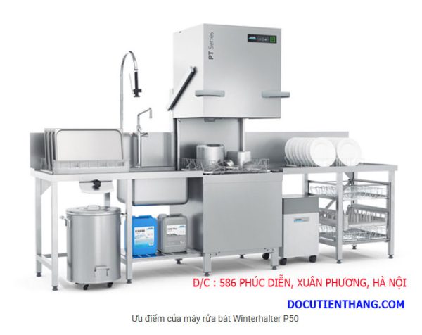 Máy Rửa Bát Công Nghiệp Winterhalter Cu