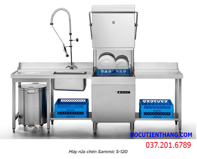 Máy Rửa Chén Sammic S 120 Thanh Ly Gia Re