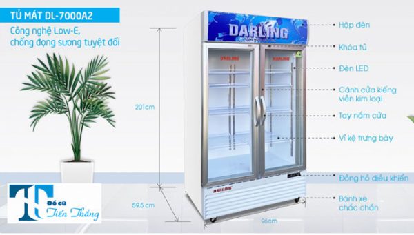 TỦ MÁt 2 CÁnh Darling 630l Dl 7000a2