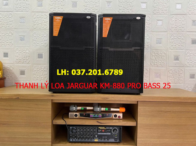 Thanh Lý Loa Jarguar Km 880 Pro Bass 25