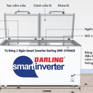 Tủ Đông 1 Ngăn Smart Inverter Darling Dmf 3799asi
