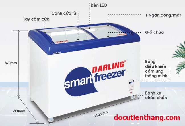 Tủ đông Dmf 3079ask 300 Lít Cũ