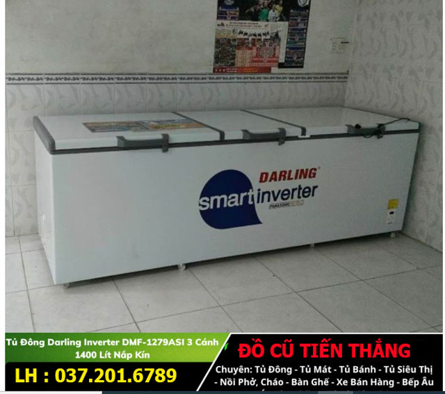 Tủ đông Darling 1400 Lít Inverter Thanh Lý Giá Rẻ