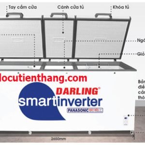 Tủ đông Darling Dmf 1279asi 1400 Lít Inverter