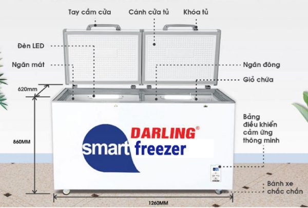 Tủ đông Darling Dmf 3799as 370 Lít