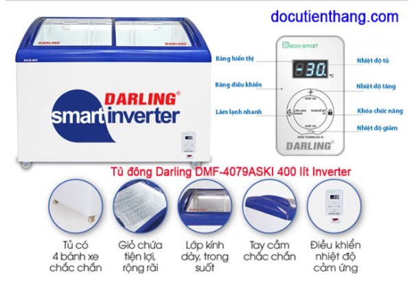 Tủ đông Darling Dmf 4079aski 400 Lít Inverter