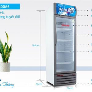 Thanh Ly Tủ Mát 1 Cánh Darling Dl 3600a5 380 Lit