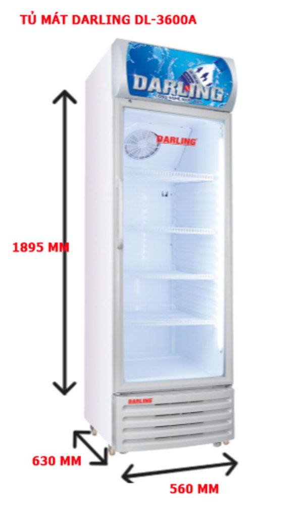 Thanh Ly Tủ Mát Darling Dl 3600a 360 Lit