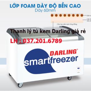 Thanh Lý Tủ Kem Darling 350 Lít Giá Rẻ