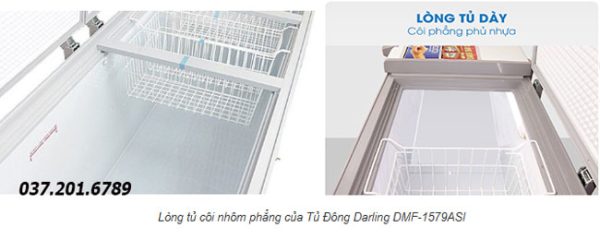 Tủ đông Siêu Thị Darling Inverter Dmf 1579asi 1700 Lít
