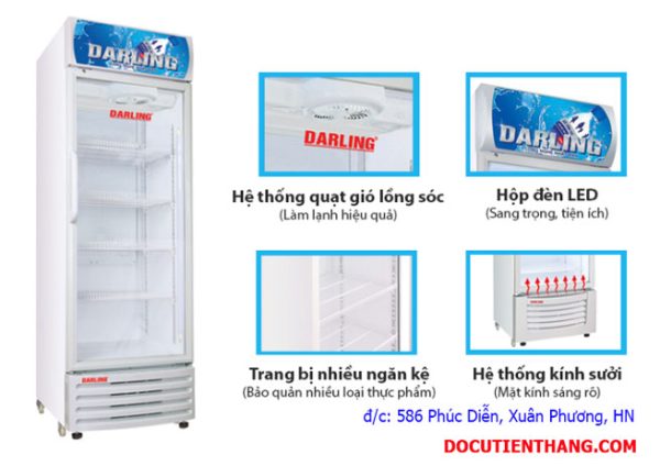 Tủ Mát Darling 360 Lít 1 Cánh Cũ Chính Hãng