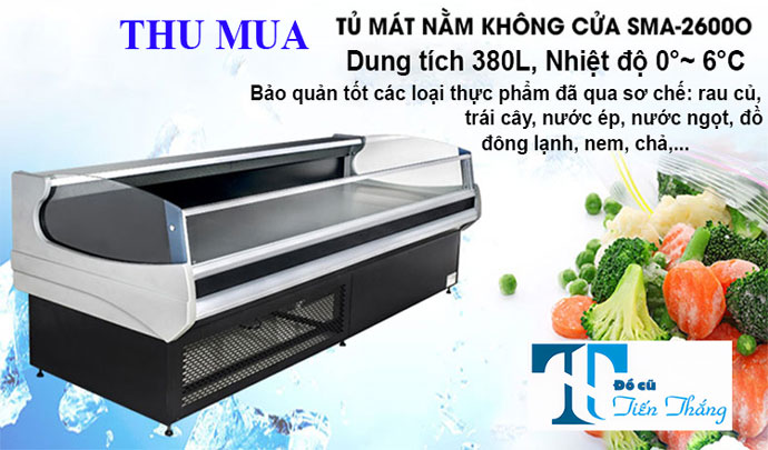 Thu Mua Tủ Mát Trưng Bày Thịt Cá Sanden Intercool