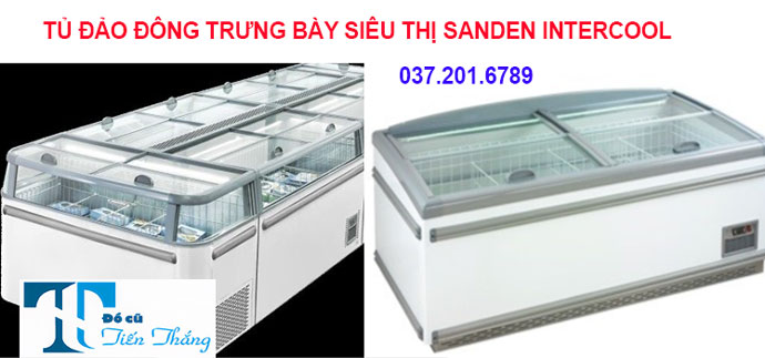 Tủ đảo đông Trưng Bày Siêu Thị Sanden Intercool