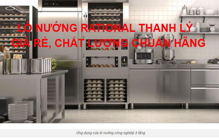 Lò Hấp Nướng đa Năng Rational Thanh LÝ