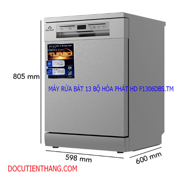 Thanh Ly Máy Rửa Bát 13 Bộ Hòa Phát Hd F1306dbs.tm