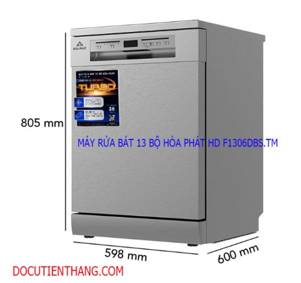 Thanh Ly Máy Rửa Bát 13 Bộ Hòa Phát Hd F1306dbs.tm