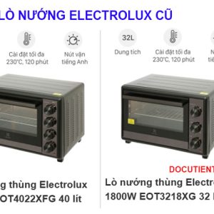 Thu Mua Lò Nướng Electrolux Cũ