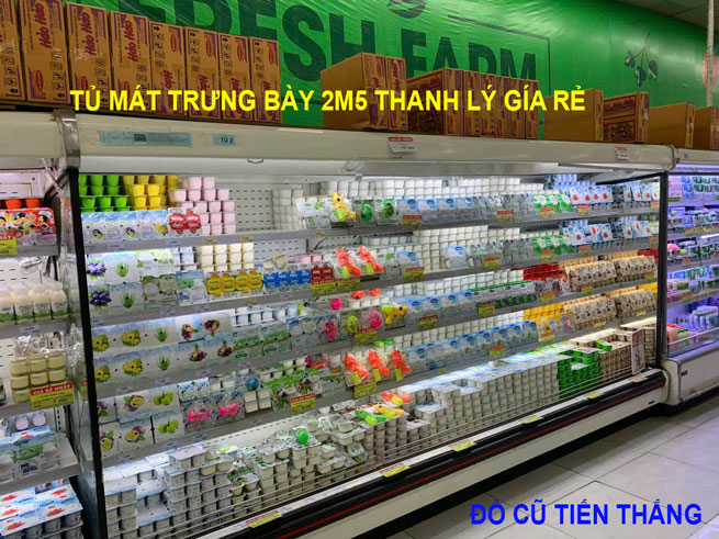 Tủ Mát Trưng Bày Thịt Cá Carrier Thanh Lý