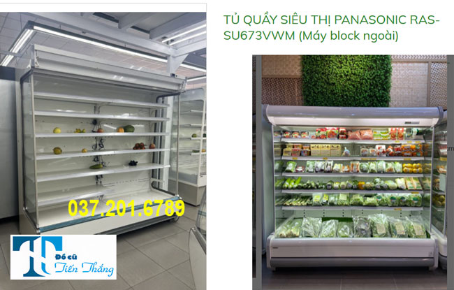 Tu Quay Sieu Thi Panasonic Tu Rau 1m8 Cu
