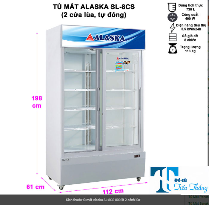 Tủ Mát Alaska 800 Lít Cu Gia Re Tủ Mát Alaska 800 Lít Cu Gia Re