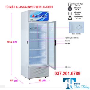 Tủ Mát Alaska Inverter Lc 633hi Cũ Giá Rẻ