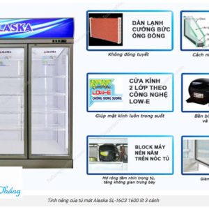 Tu Mat 3 Canh Kinh Alaska 1600 Lit Cu