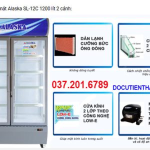 Tủ Mát Alaska 1200 Lít Cu Gia Re