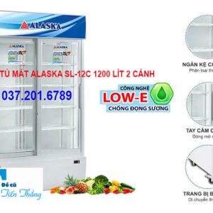 Tủ Mát Alaska Sl 12c 1200 Lít 2 Cánh