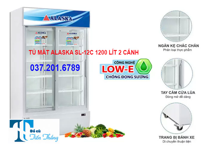Tủ Mát Alaska Sl 12c 1200 Lít 2 Cánh Tủ Mát Alaska Sl 12c 1200 Lít 2 Cánh