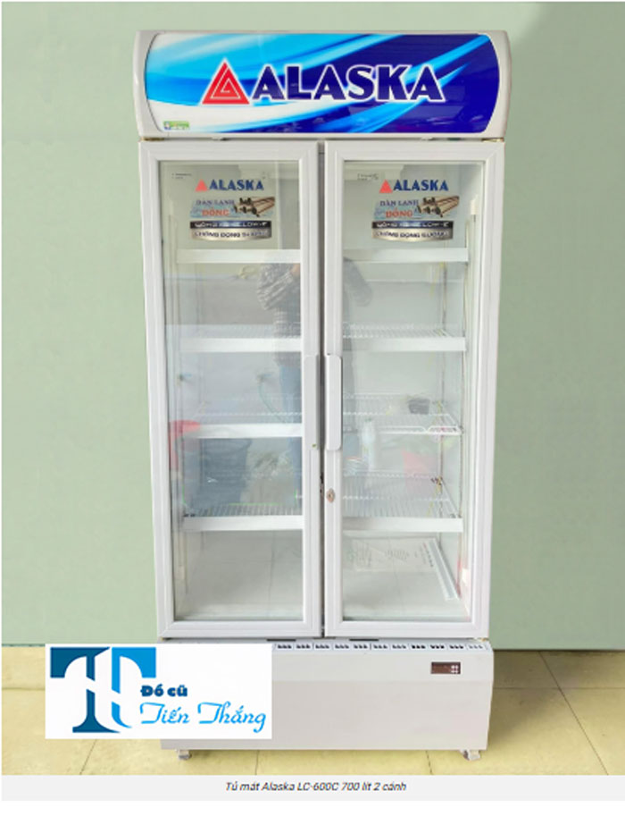 Tủ Mát Alaska 2 Cánh Kính 700 Lít