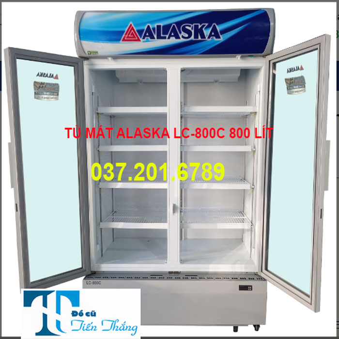 Tủ Mát Trưng Bày Alaska 2 Cánh Kính