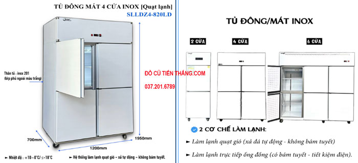 Tủ đông Tủ Mát Snow Village Cũ Giá Rẻ