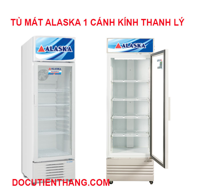 Tủ Mát Alaska 1 Cánh Kính Thanh Lý