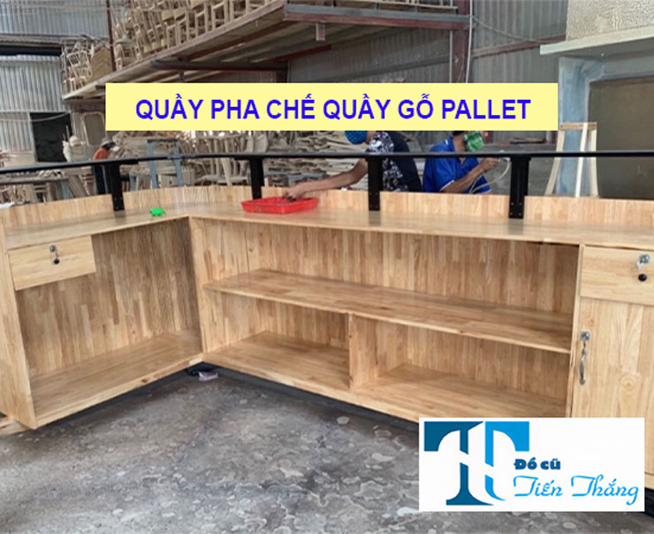 Quầy Pha Chế Quầy Gỗ Pallet