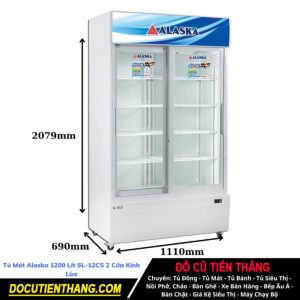 Tủ Mát Alaska 1200 Lít Sl 12cs Cũ Lướt