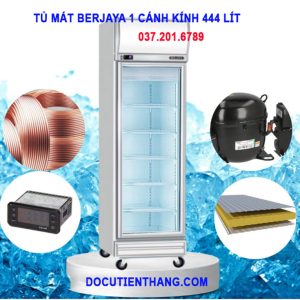 Tủ Mát Berjaya 1 Cánh Kính Cu Thanh Ly